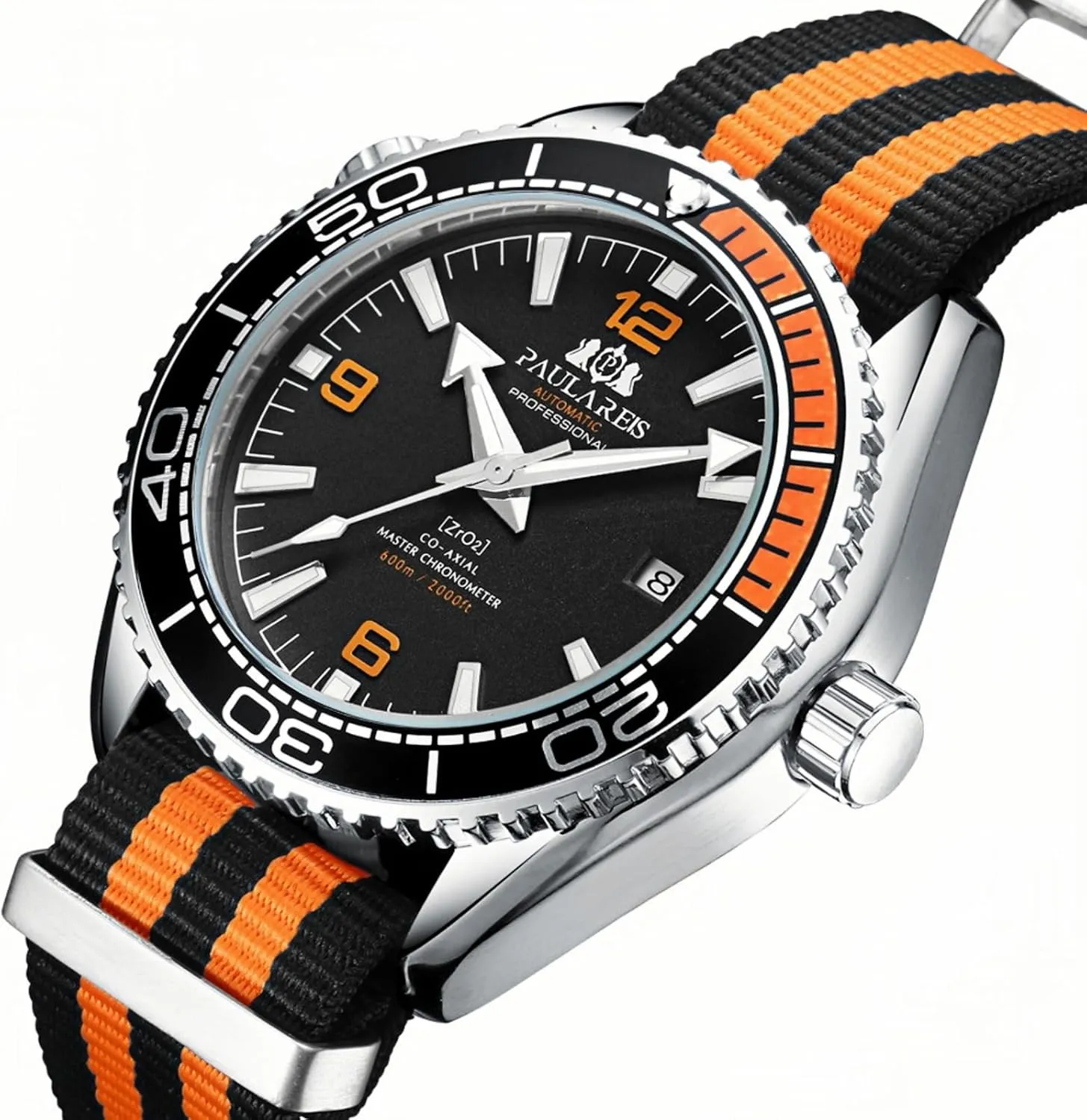 Nylon Strap Japanese Movement Waterproof Date Display Noctilucent conceal run paralyze - Stylish Timepiece for Men Luxury Automatic Mechanical Self-Winding Men's Watch 