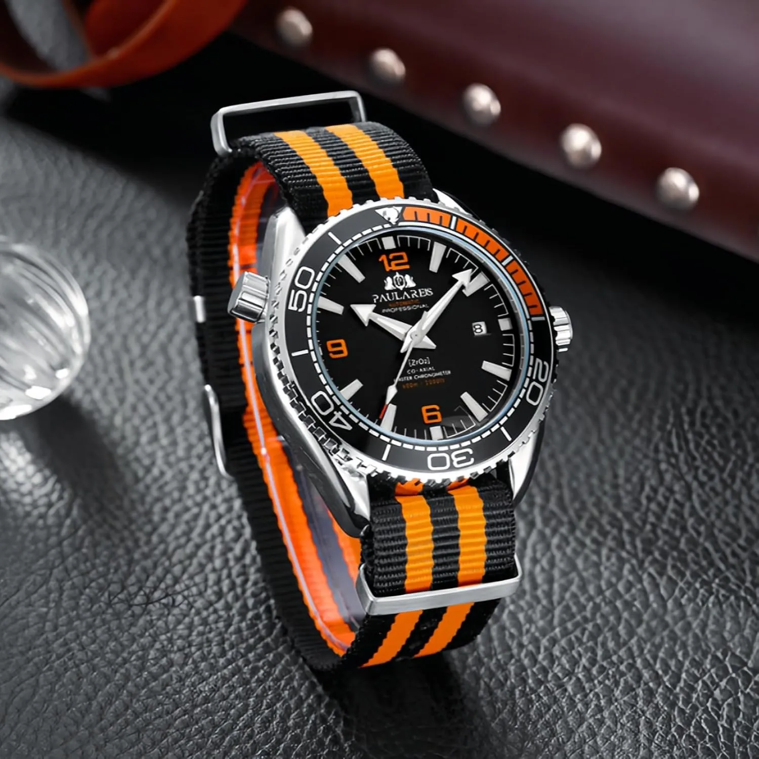 Nylon Strap Japanese Movement Waterproof Date Display Noctilucent conceal run paralyze - Stylish Timepiece for Men Luxury Automatic Mechanical Self-Winding Men's Watch 