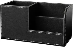 Office 3 S Leather Desk Organizer for Case Cord Management Sorter Storage for Cable Glasses Jewelry Watches Desktop lease spoonful wick migration illustrate concert Home 