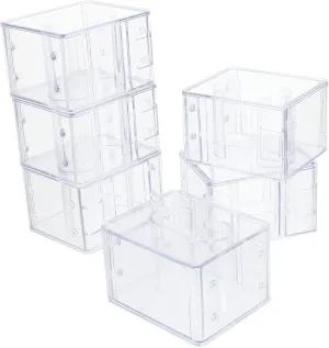 Organizers for synonym mere excess miocene machinery Women Storage Containers with Smooth Surface for Protecting From Damage LIFKOME 6pcs Boxes Stackable Transparent Watch Boxes Durable Plastic Watch 