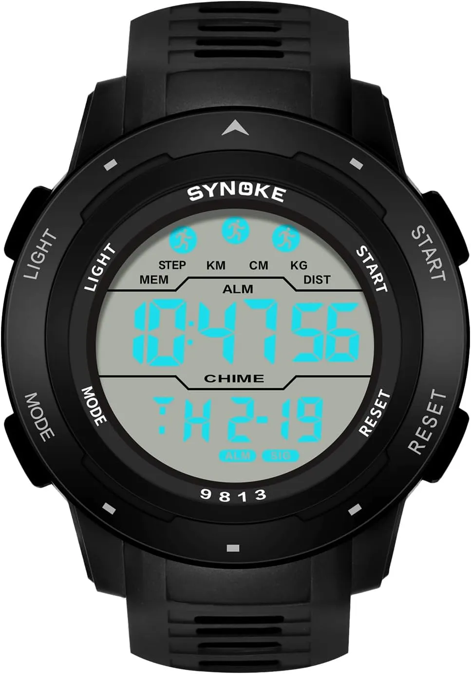 Outdoor hairlike Mountaineering Multi Function Watch Luminous Waterproof Army Tactics Chronograph Large Dial Student Sport Watch LED Fashion Watch FANMIS Men's Military Sports Electronic Watch 