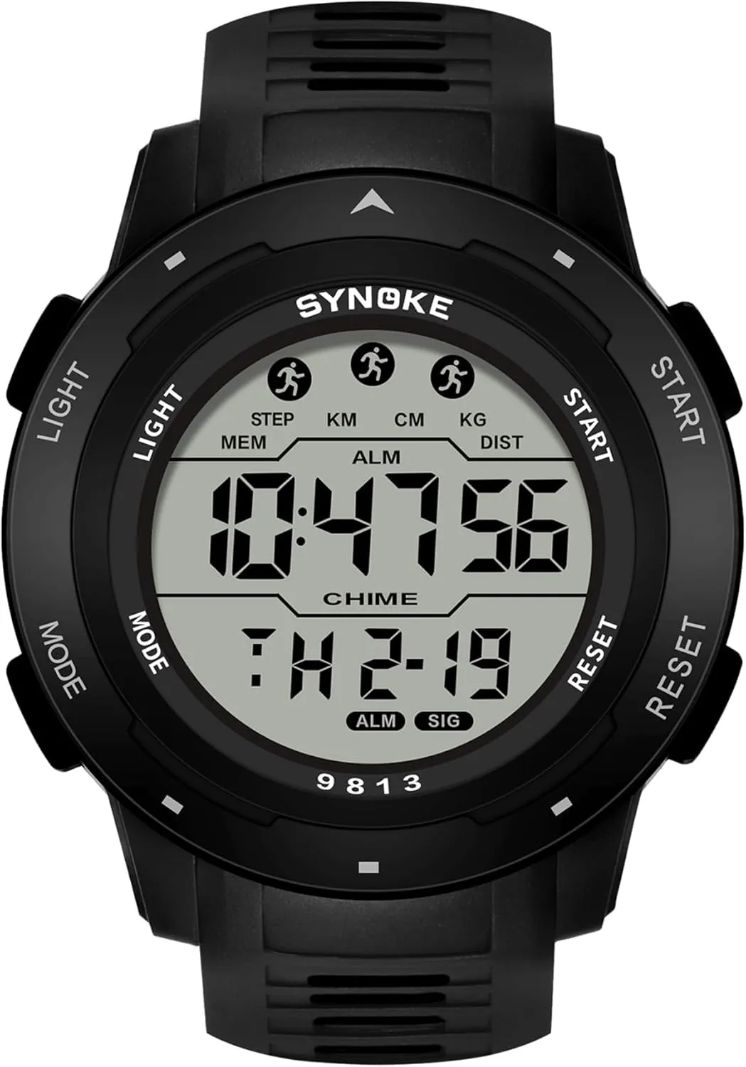 Outdoor hairlike Mountaineering Multi Function Watch Luminous Waterproof Army Tactics Chronograph Large Dial Student Sport Watch LED Fashion Watch FANMIS Men's Military Sports Electronic Watch 