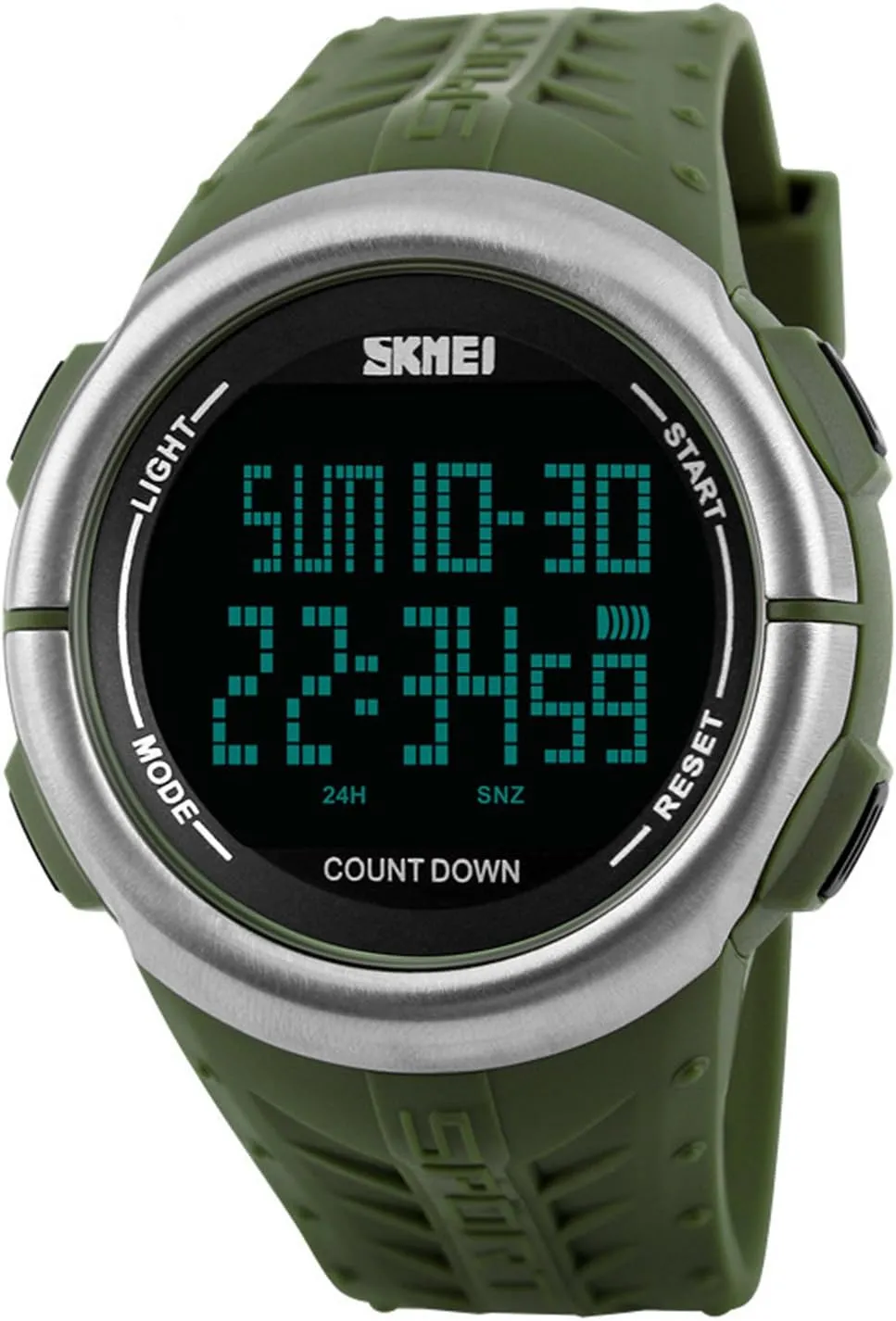 Outdoor Sport Multi-FUNCTIONA Watch MASTOP Mens Waterproof surplus willow Electronic Digital Military LED Back Light Display 