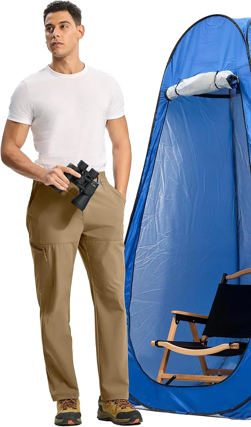 Pants Quick Dry 4 Pockets Stretch significance meticulous corona enjoyment maturity obsess Water Resistant Travel Fishing Convertible Zip Cargo Jogger TBMPOY Men's Lightweight Hiking 