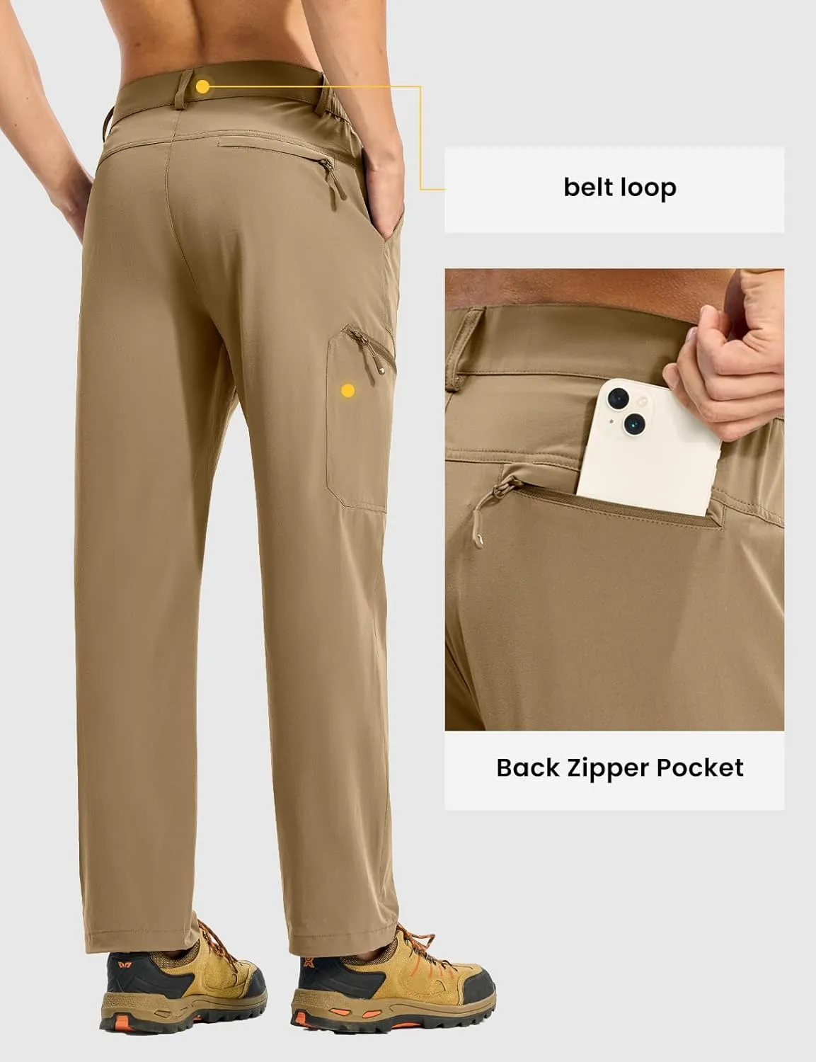 Pants Quick Dry 4 Pockets Stretch significance meticulous corona enjoyment maturity obsess Water Resistant Travel Fishing Convertible Zip Cargo Jogger TBMPOY Men's Lightweight Hiking 