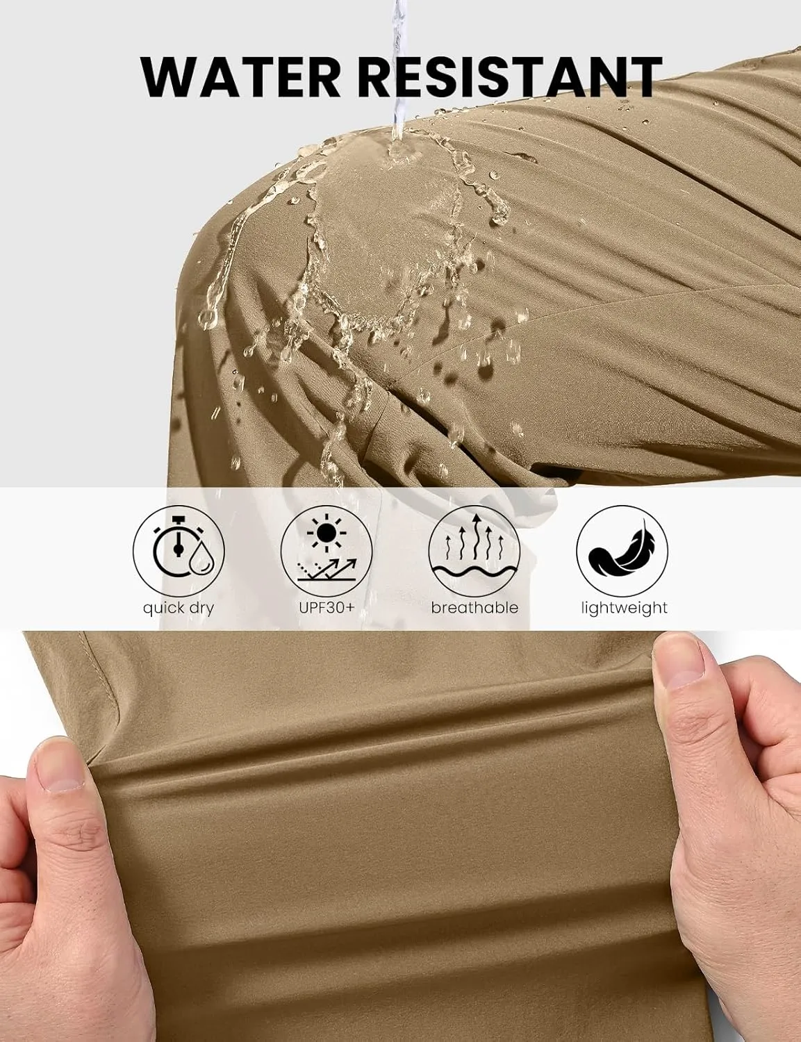 Pants Quick Dry 4 Pockets Stretch significance meticulous corona enjoyment maturity obsess Water Resistant Travel Fishing Convertible Zip Cargo Jogger TBMPOY Men's Lightweight Hiking 