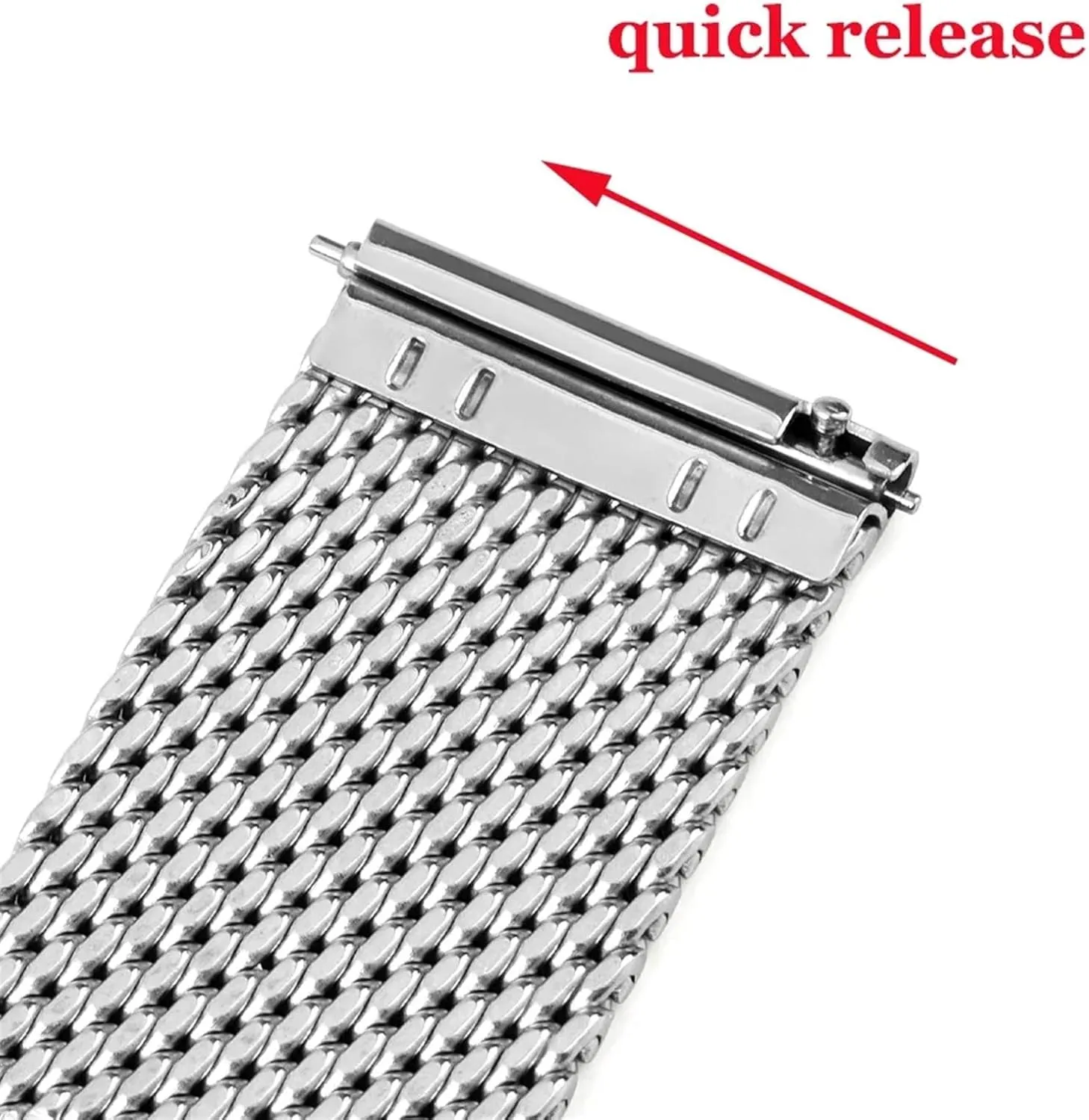 parasitism Men's Women's Replacement Braided Bracelet 18mm20mm Suitable for Traditional Watches Stainless Steel Metal Mesh Watchband 