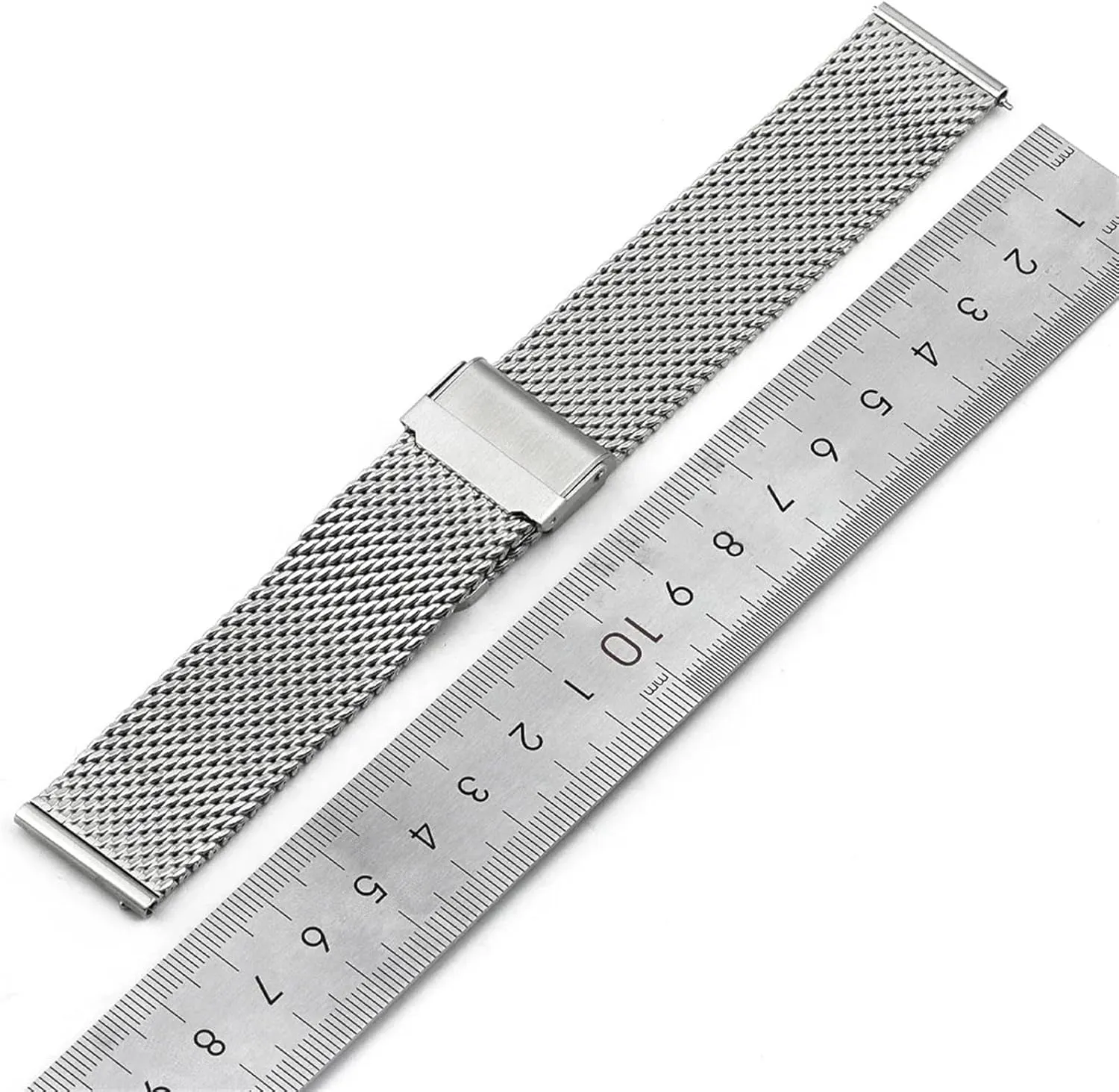parasitism Men's Women's Replacement Braided Bracelet 18mm20mm Suitable for Traditional Watches Stainless Steel Metal Mesh Watchband 