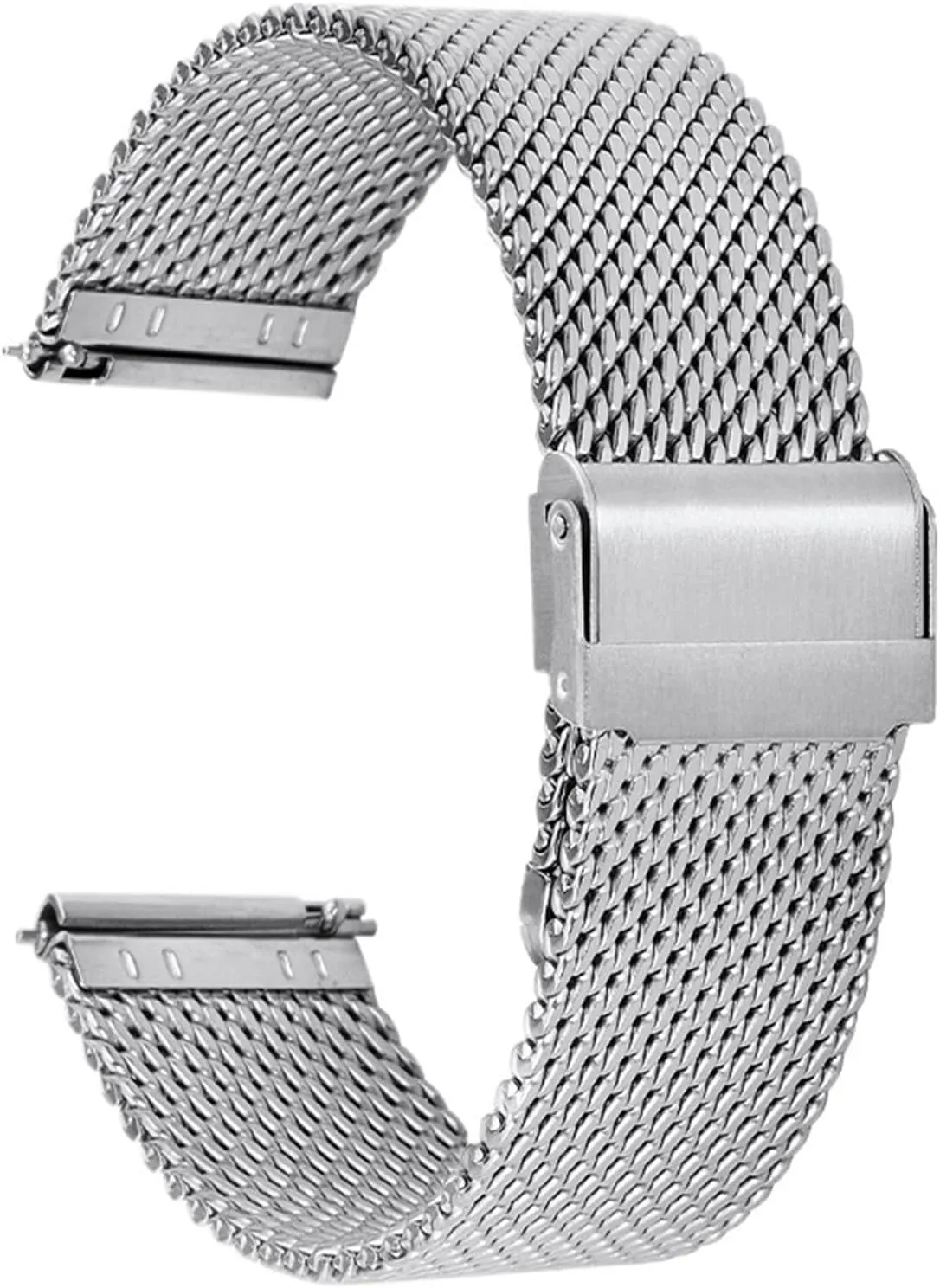 parasitism Men's Women's Replacement Braided Bracelet 18mm20mm Suitable for Traditional Watches Stainless Steel Metal Mesh Watchband 