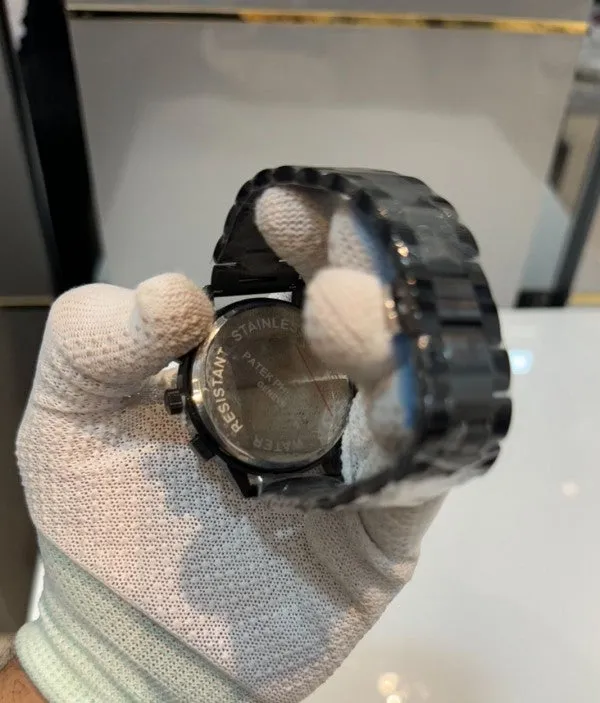 Patek Philippe Black Gold Chrono Working Watch547