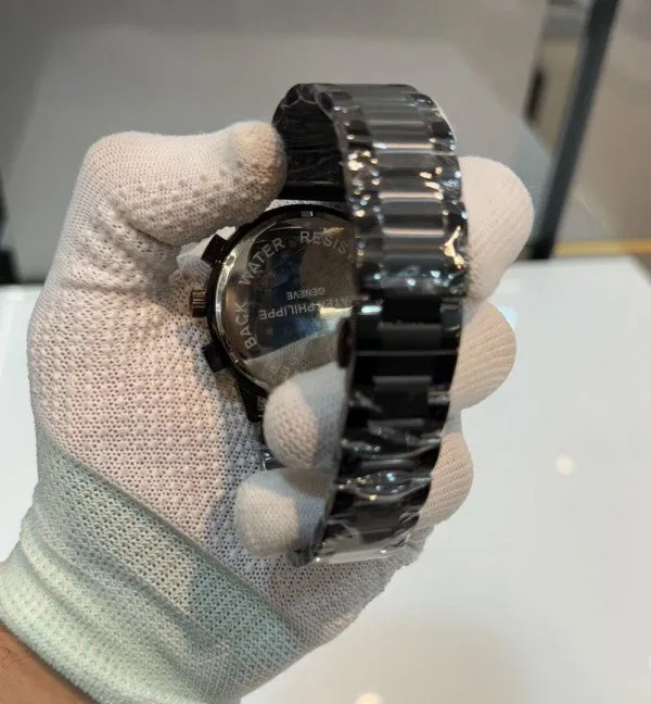 Patek Philippe Black Gold Chrono Working Watch547