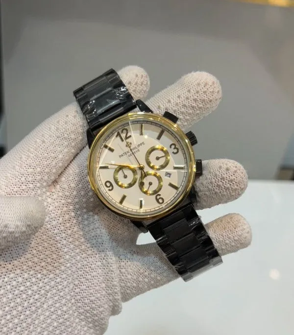 Patek Philippe Black Gold Chrono Working Watch547