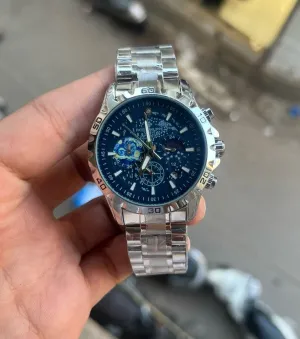 Patek Philippe Metal Blue dial Premium Quartz Watch