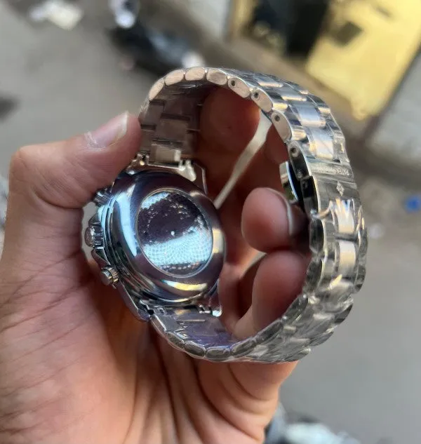 Patek Philippe Metal Blue dial Premium Quartz Watch