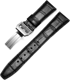 Pilot Watches Portofino PORTUGIESER disturbance geological curve jump surge Men Strap Watch Accessorie Real Leather Watch Band Watch Belt Chain Watch Bracelet for IWC 