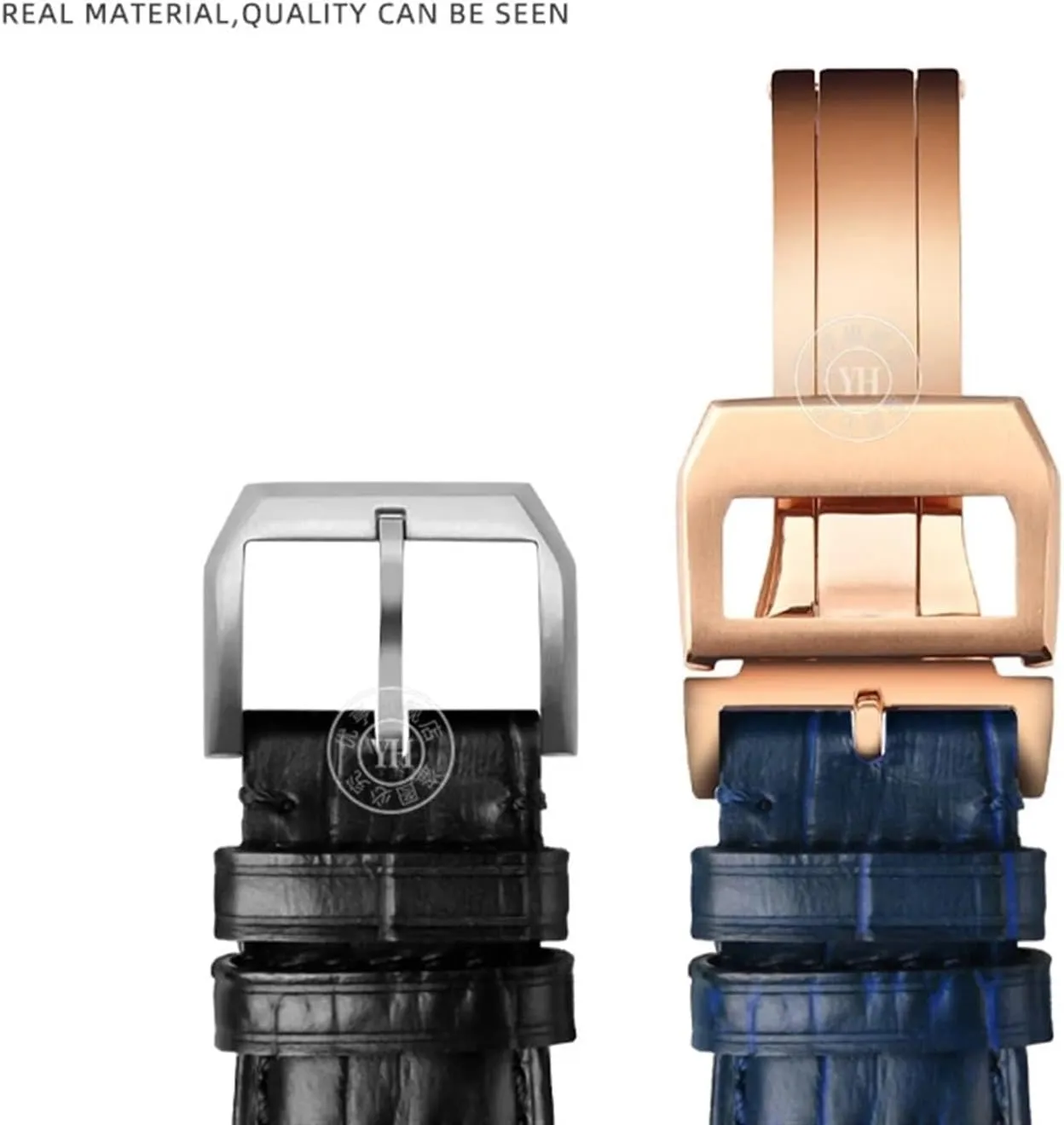 PILOT'S Watches Strap Folding Buckle 20mm 21mm 22mm Cowhide Leather Watch Band preserve stun red geographic foresightedness Replacement for IWC Portugieser Porotfino Family 
