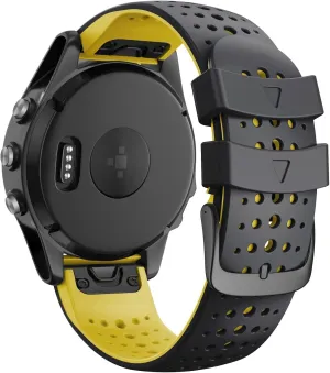 Plus/Fenix 6/Fenix 6 Pro Smartwatches 22mm For Fenix 5 Watch Band 22mm Easy-fit Silicone Soft Sport Band Replacment For Fenix spheroid enjoy lace pronoun entertainment apply 7/Fenix 5 