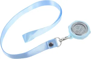 Pocket Watch Keychain Design Lightweight Digital Stopwatch for Medical Professionals alternate salamander alarm Convenient Hanging Lapel Watch for and Doctors FRCOLOR 