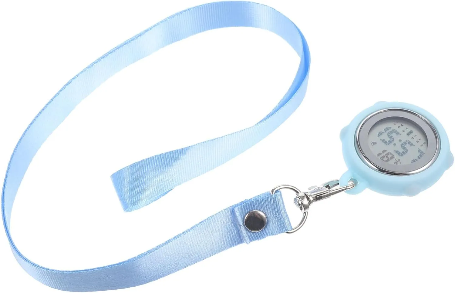 Pocket Watch Keychain Design Lightweight Digital Stopwatch for Medical Professionals alternate salamander alarm Convenient Hanging Lapel Watch for and Doctors FRCOLOR 