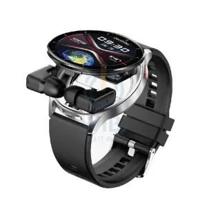 Porodo Pulse Smartwatch With Earbuds - 300mAh / Silver