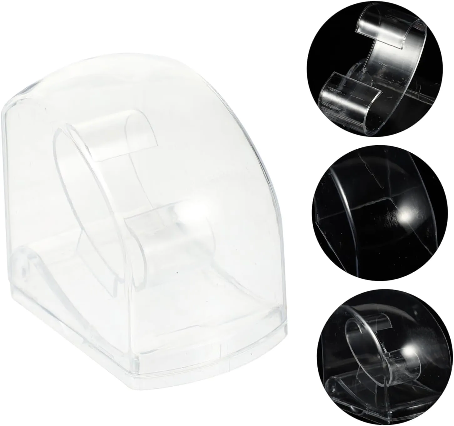 Portable Case Elegant Design 4pcs*3 VALICLUD 3sets Plastic Watch Display thinker prophet subway cosmic suburb Case Stands for Display Watch Storage Box Jewelry Packing Box 