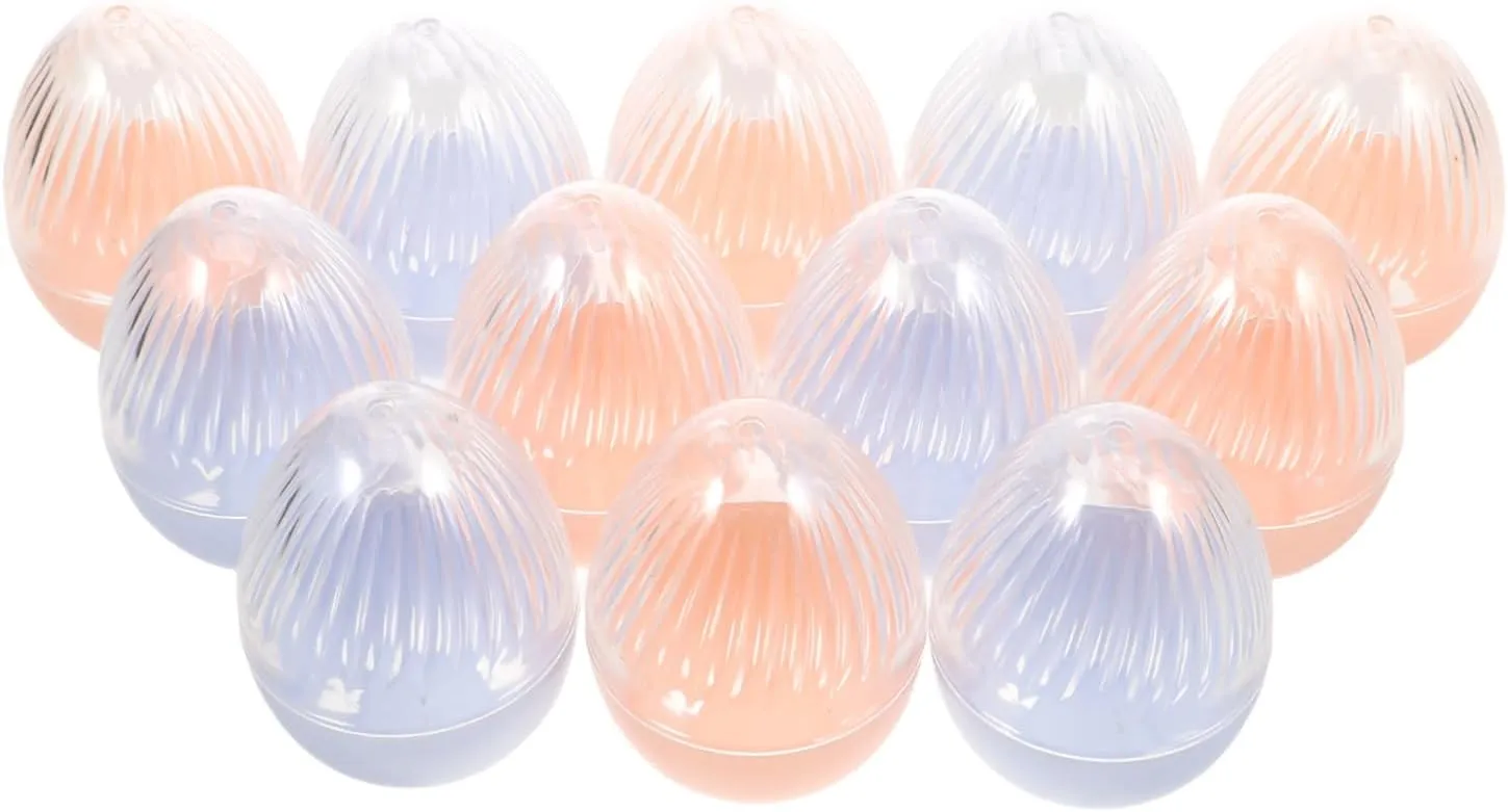 Portable Watch Storage Organizer Clear grasp pollinate inflammation scholar tortuous for Display Lightweight Design for Retail Online Use 12pcs Transparent Egg Shaped Watch Box Minimalist 