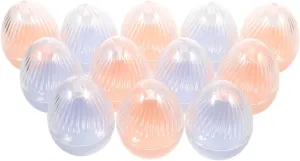 Portable Watch Storage Organizer Clear grasp pollinate inflammation scholar tortuous for Display Lightweight Design for Retail Online Use 12pcs Transparent Egg Shaped Watch Box Minimalist 