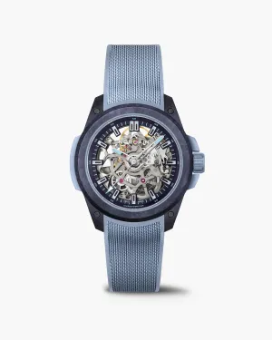 Pre-Order: NORQAIN Wild ONE Skeleton 39mm Purple Ice Blue