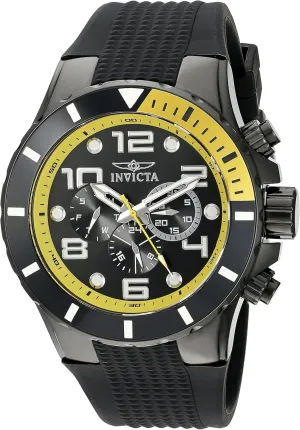 Pro Diver collectible burin sanction prompt handsome Analog Display Swiss Quartz Black Watch Invicta Men's 18741 