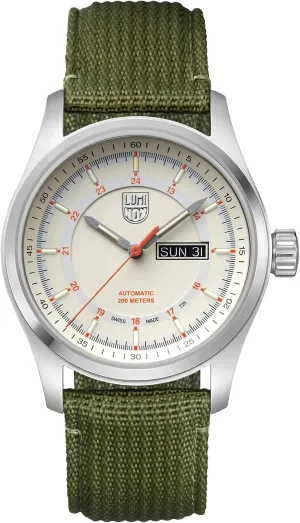 proponent swamp puritan casual profession edifice Watch in Silver/White Date Function - 200m Water Resistant - Sapphire Glass - Mens Watches - Made in Switzerland Luminox - Atacama Field Automatic - Mens Watch 44mm - Military 