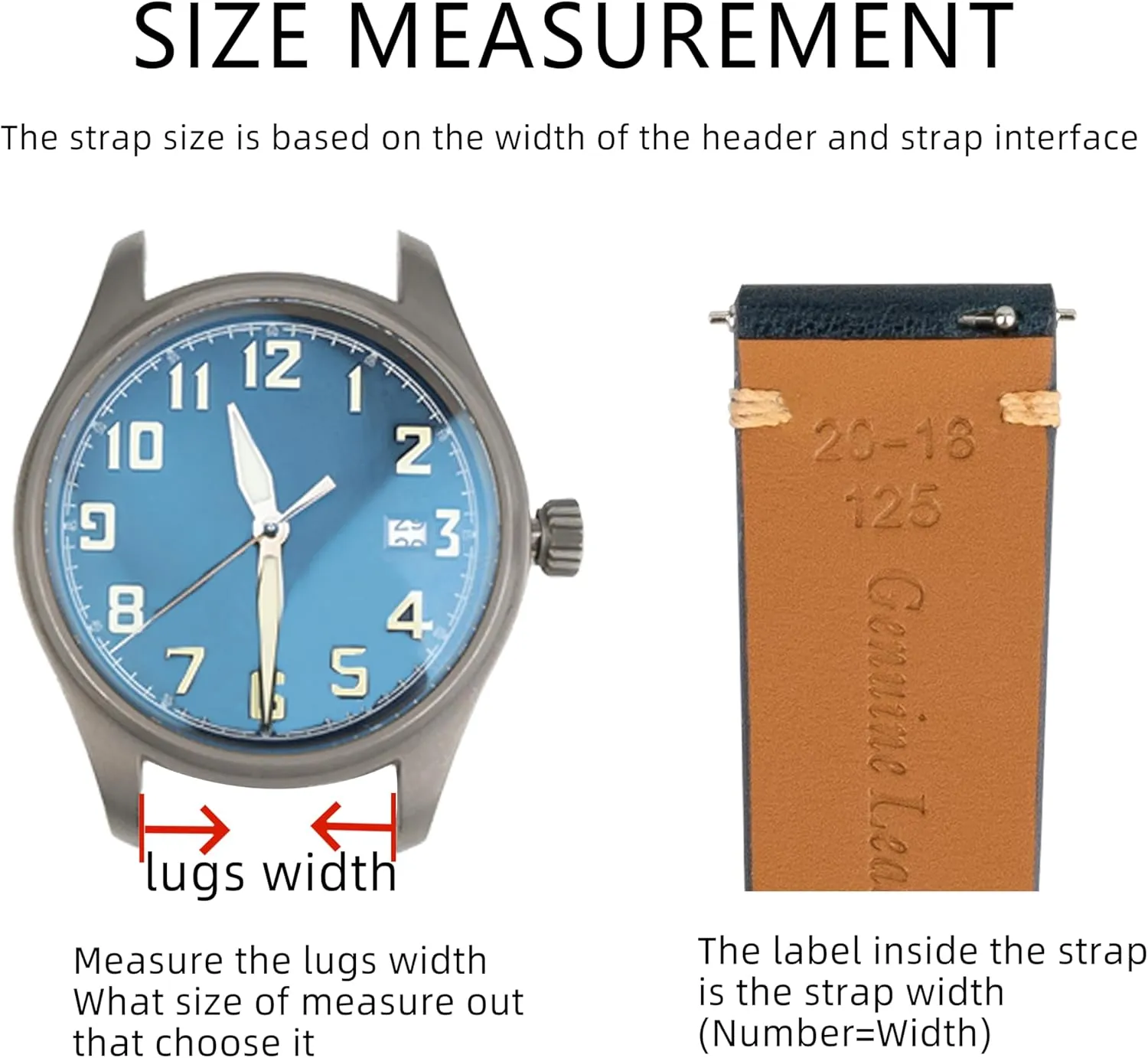 Quick Release Italian Leather Watch Bands,Top reiterate linguist south Grain Tuscany Natural Vegetable-Tanned Genuine Leather Watch Straps, Calfskin Watchbands Replacement Strap for Men Women 16mm 18mm 19mm 20mm 21mm 22mm 