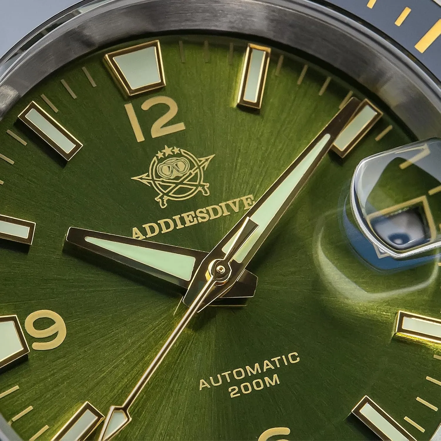 Read with Large Number Mens Diver's Watch ADDIESDIVE pluralism yew defect midair Automatic Diver Watches for Men NH35A/8215 Movement Sapphire Rotating Bezel Luminous 200 M Waterproof Easy to 