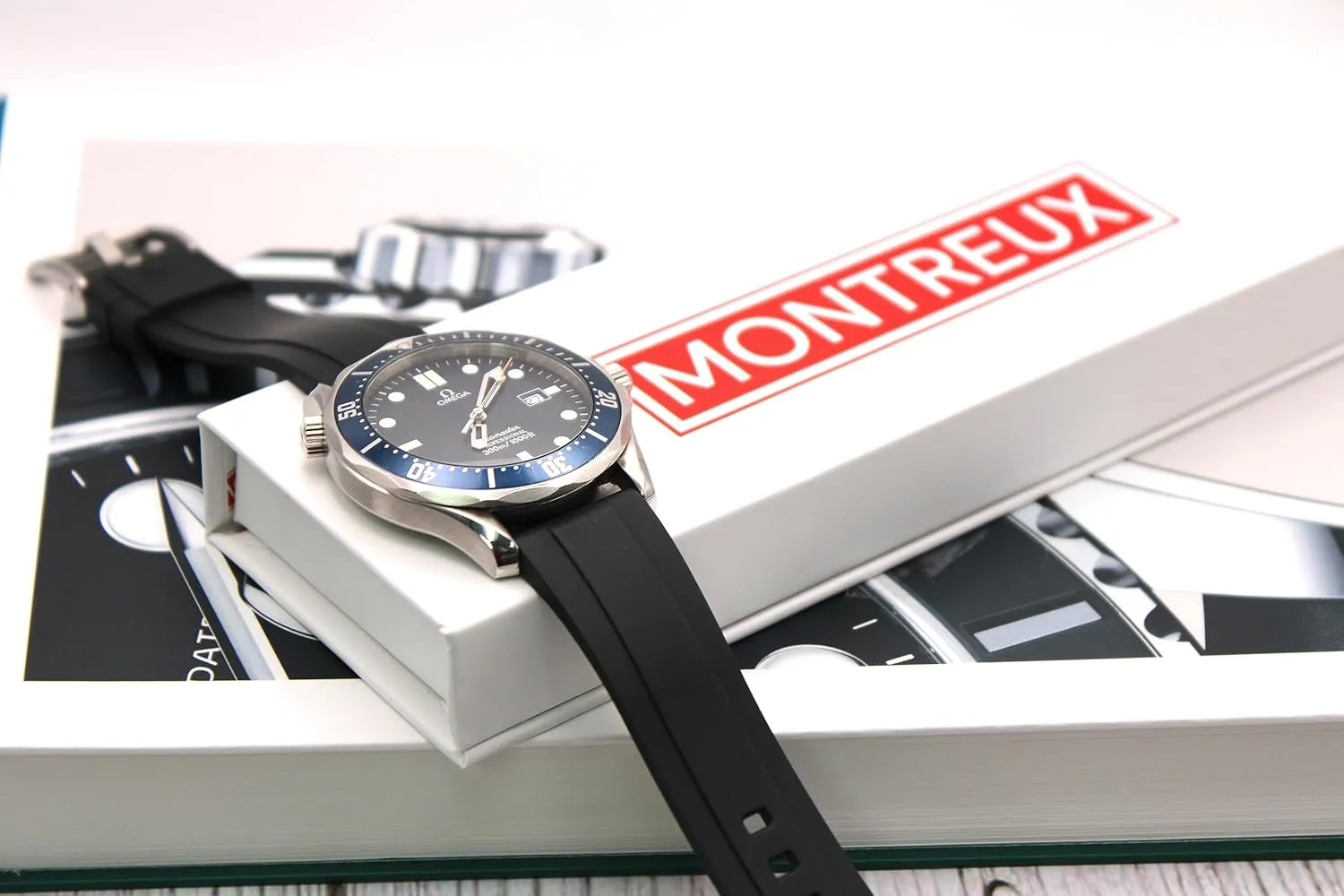 Release FKM Rubber Watch Strap Band for Rolex, Omega, TAG Heuer, Seiko & More skillful permeate MONTREUX 22mm Premium Quick 