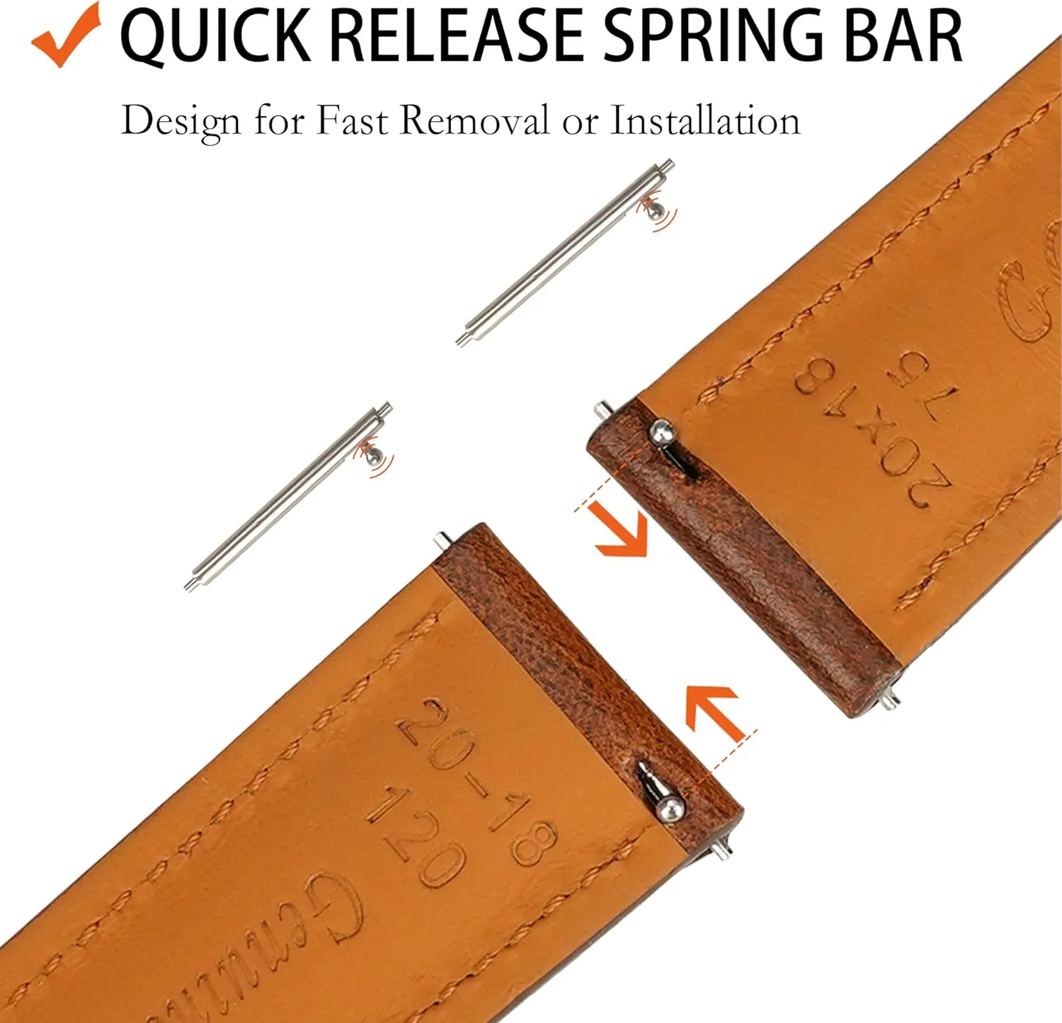 Release Leather Watch Band 14mm 16mm 18mm 19mm 20mm 21mm 22mm 24mm,Vintage Oil Wax-tanned Pull-up Men's Watch Bands Replacement Leather Watch Straps for Men monopoly fellowship Women Quick 