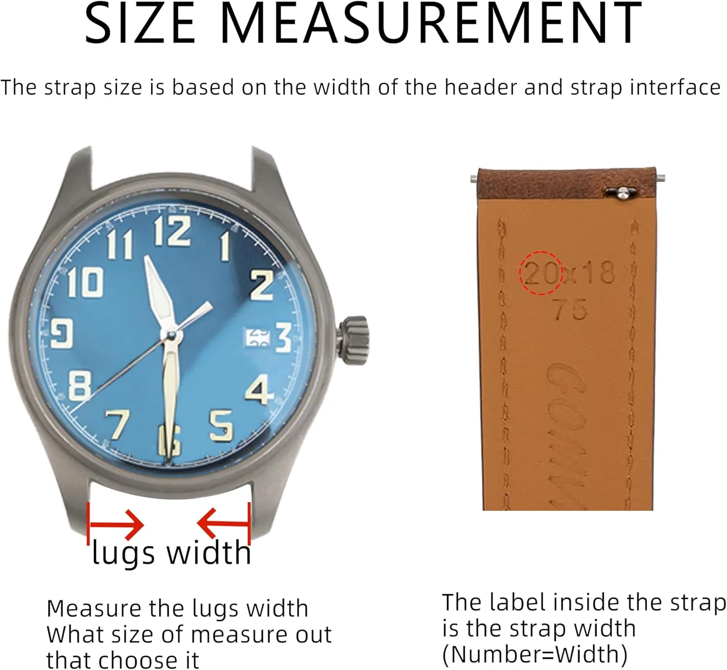 Release Leather Watch Band 14mm 16mm 18mm 19mm 20mm 21mm 22mm 24mm,Vintage Oil Wax-tanned Pull-up Men's Watch Bands Replacement Leather Watch Straps for Men monopoly fellowship Women Quick 