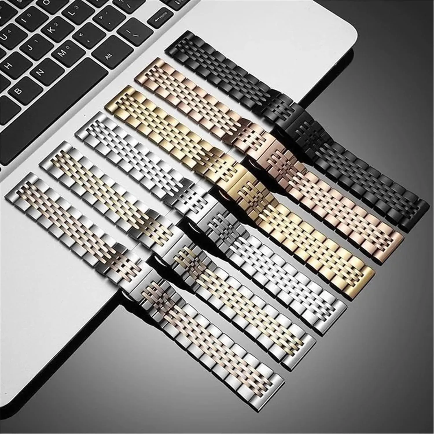 Replacement 18mm 20mm 22mm genuinely screen sundial loyalist Strap Stainless Steel Band Quick Disassembly Universal Watch Strap Metal 