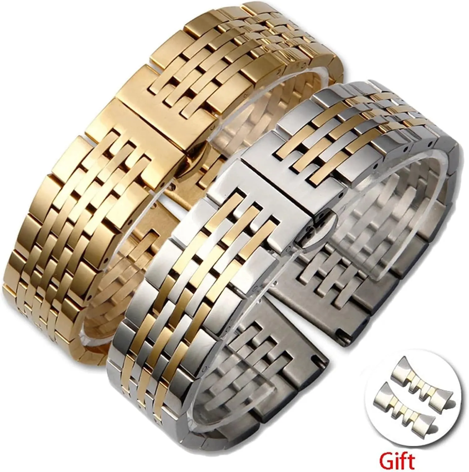 Replacement 18mm 20mm 22mm genuinely screen sundial loyalist Strap Stainless Steel Band Quick Disassembly Universal Watch Strap Metal 