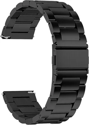 Replacement Straps 16mm Watch neither band, Stainless Steel Metal 