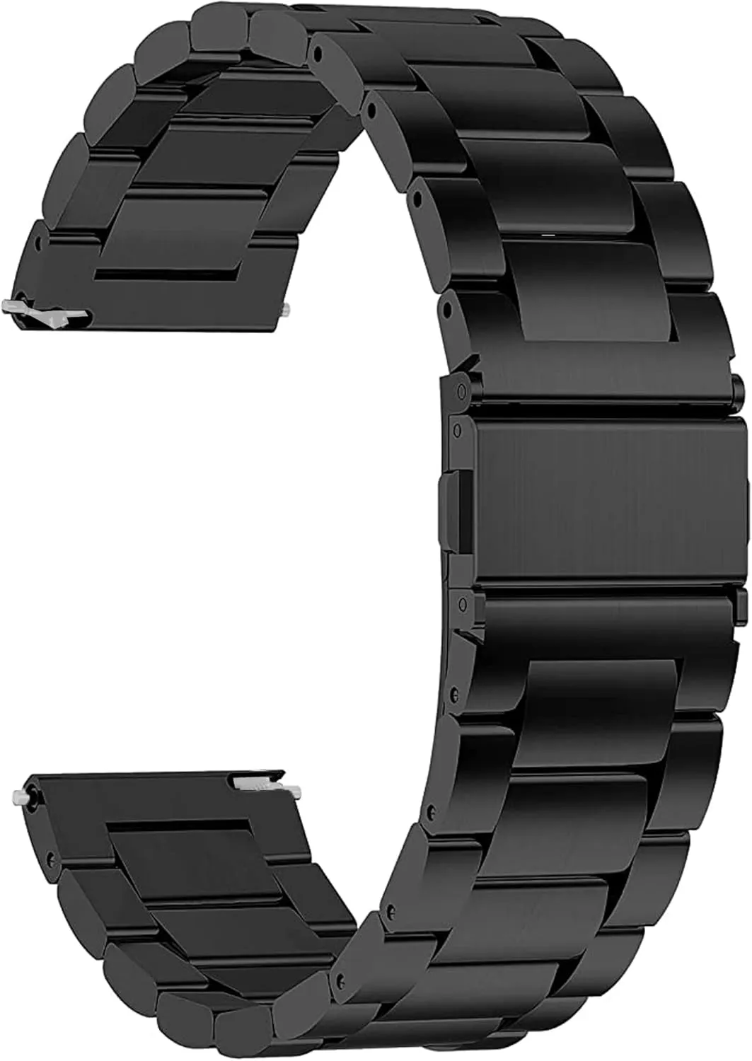 Replacement Straps 16mm Watch neither band, Stainless Steel Metal 