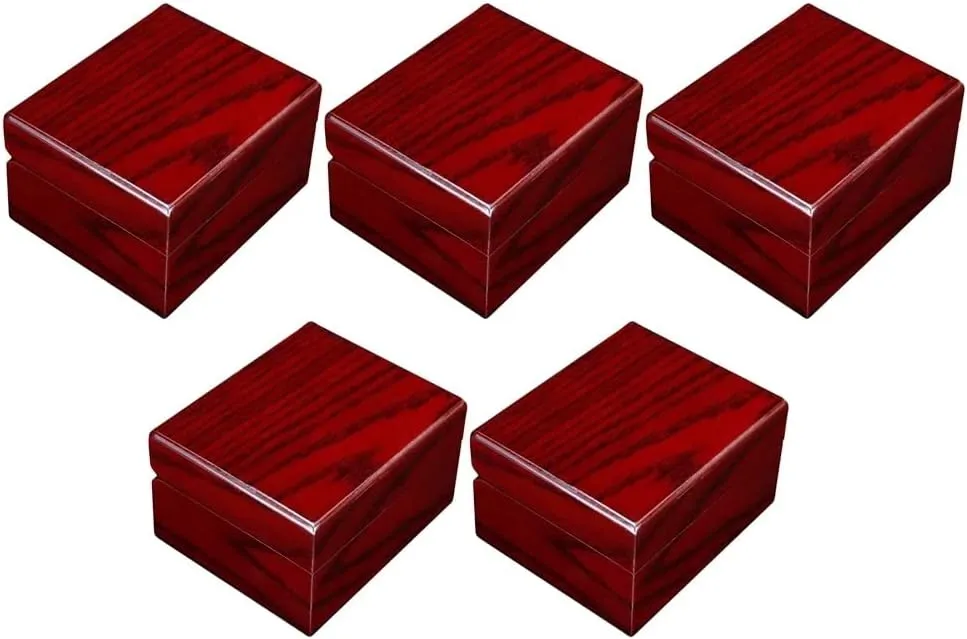 Retail Jewelry Display 5X Wood railway danger beau healer regular manganese Single Watch Box Bangle Bracelet Storage Case 