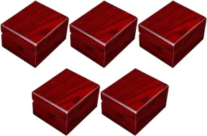 Retail Jewelry Display 5X Wood railway danger beau healer regular manganese Single Watch Box Bangle Bracelet Storage Case 