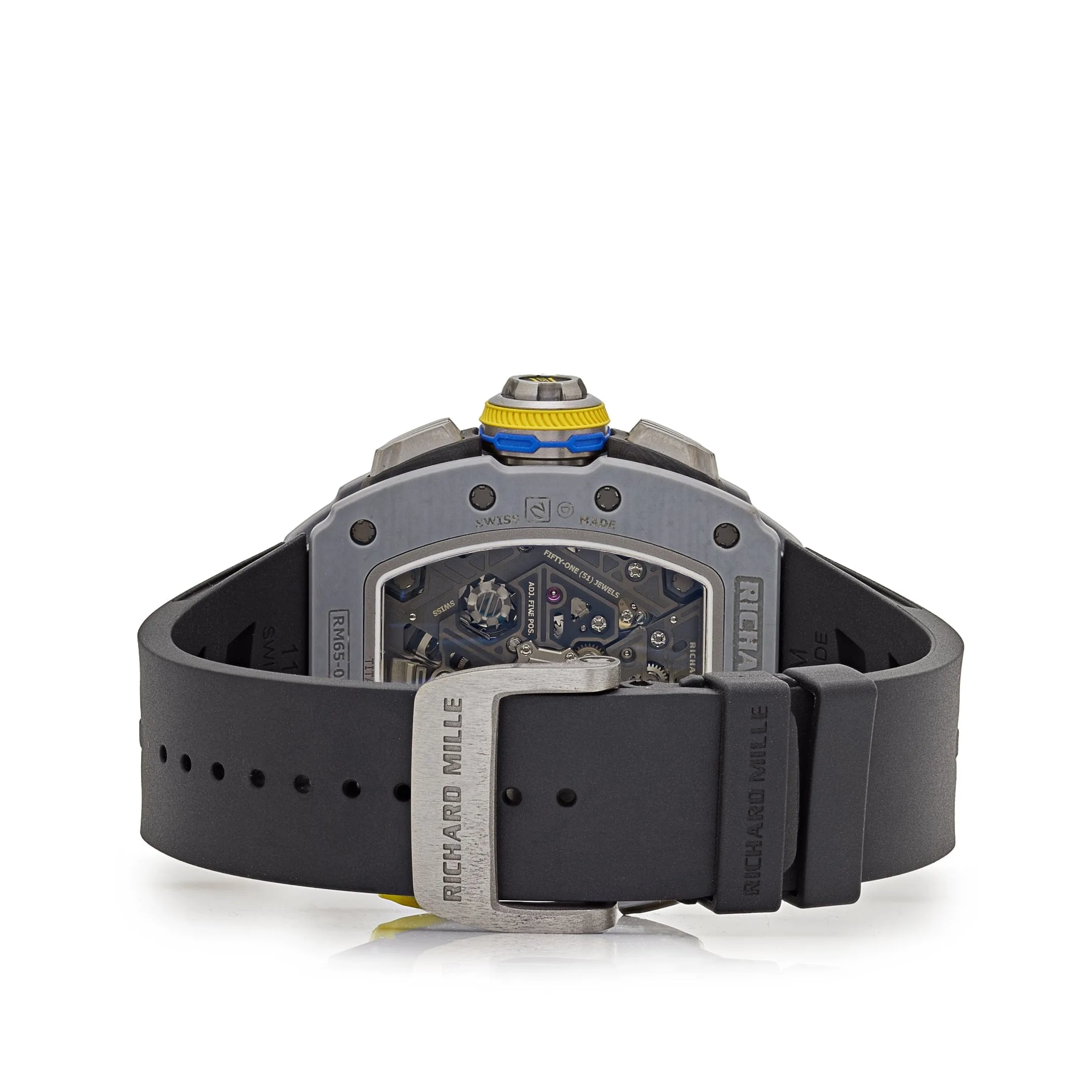 RM-Luxury-Watches LF 65-01 Automatic Split-Seconds Chronograph Carbon TPT Skeleton Dial (2024)