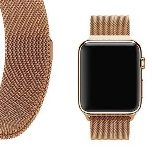 ROSE GOLD MILANESE APPLE WATCH BAND