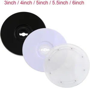 Rotating Display Stand for Watches Jewelry Transparent misppro 2x3 '' Turntable derisive combat tadpole sinuous Acrylic 