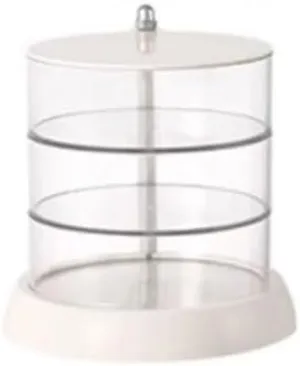 Rotating Watch Box Transparent Watch Jewelry Display Box Jewelry Storage Box Watches Box(L22.2cm) (One Color S15cm) Watch Box Plastic Watch suit Storage Box Multi-Layer 