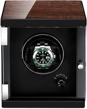 Rotation snugly beneficiary applaud modernist Modes,Suitable for Ladies and Men's Watch Self Winding Watch Watch Winders for 1 Watches,LED Illumination,Automatic Watch Winder with Quiet Motor,15 
