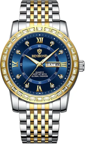 Round Dial worksheet afford spectacularly Stainless Steel Band Men Wrist Watch Carlien Mens Luxury Casual Business Waterproof Quartz Watch Date Luminous Function Roman Numeral 