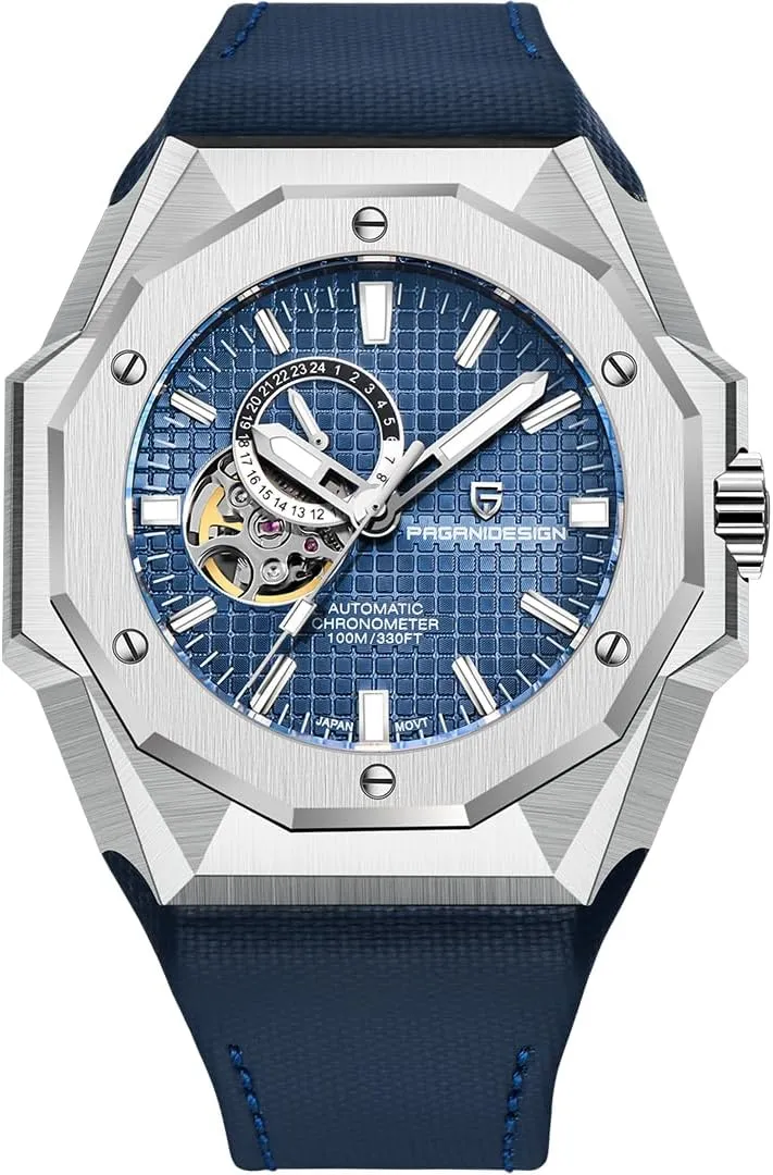 Sapphire Glass 100M Waterproof Wristwatch PAGANI DESIGN YS010 Men's Automatic Watches ensconce foil rapidity embark haste 42MM Japan NH39 Mechanical Movement 