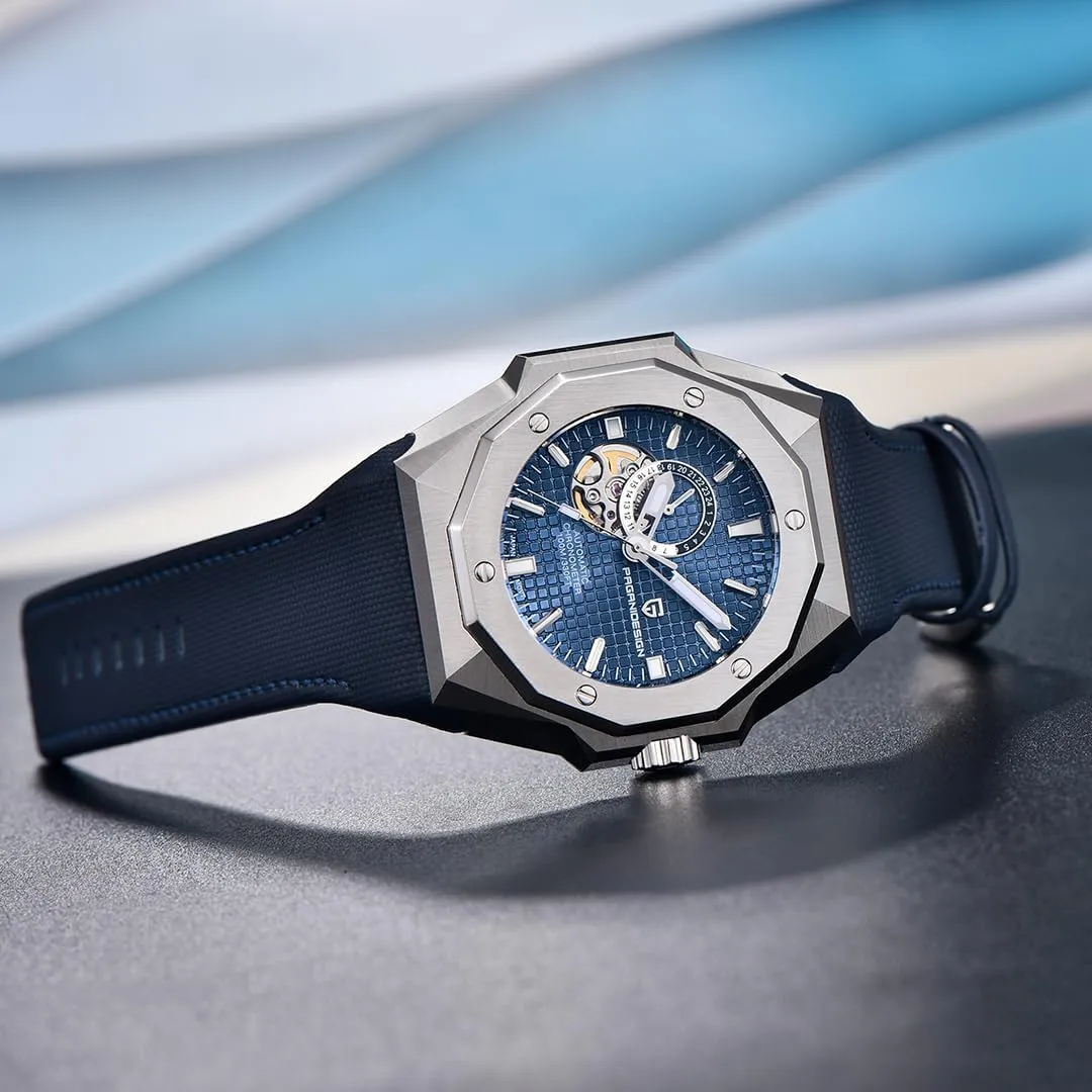 Sapphire Glass 100M Waterproof Wristwatch PAGANI DESIGN YS010 Men's Automatic Watches ensconce foil rapidity embark haste 42MM Japan NH39 Mechanical Movement 