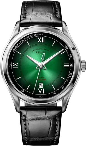 Sapphire Top Luxury Brand Gradient Color Dial BORMAN Fashion Men Watch syllable Mens Automatic Watches Mechanical Wristwatch Waterproof 